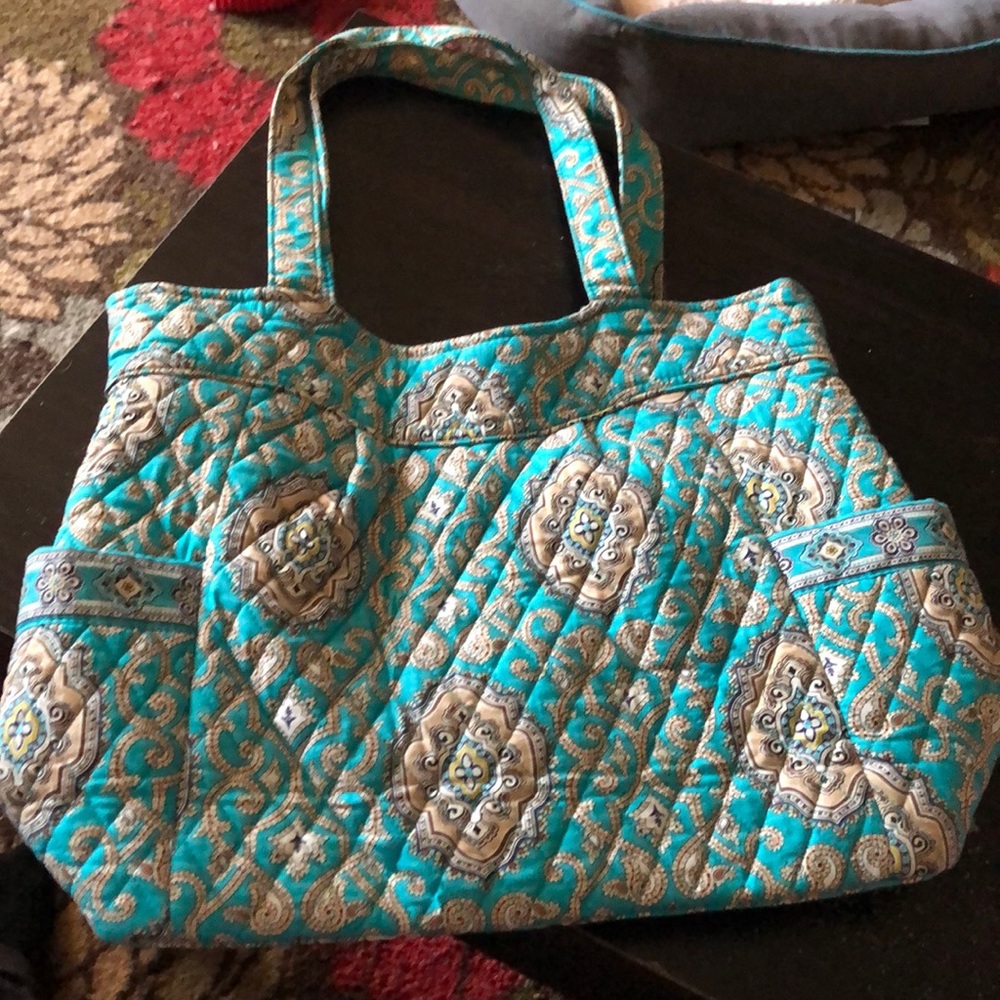 Vera Bradley pleated Tote